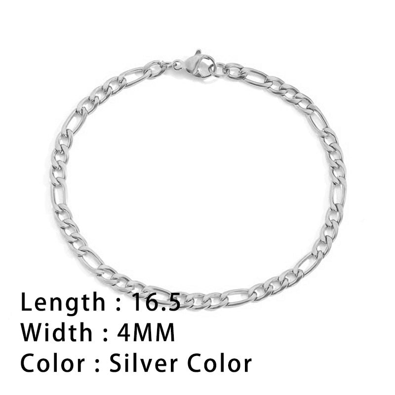 SUNIBI Classic Snake Chain Bracelets for Women Trend Gold Plated