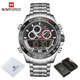 Luxury Gold Watches Mens Military Sport Quartz Digital Chronograph Wrist watch