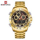 Luxury Gold Watches Mens Military Sport Quartz Digital Chronograph Wrist watch