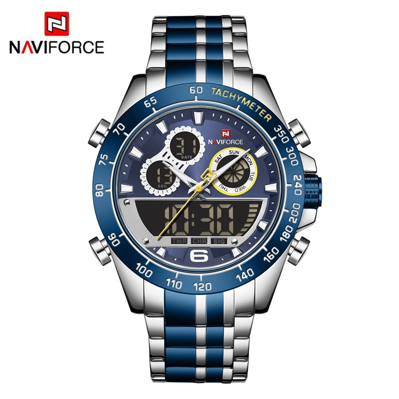 Luxury Gold Watches Mens Military Sport Quartz Digital Chronograph Wrist watch