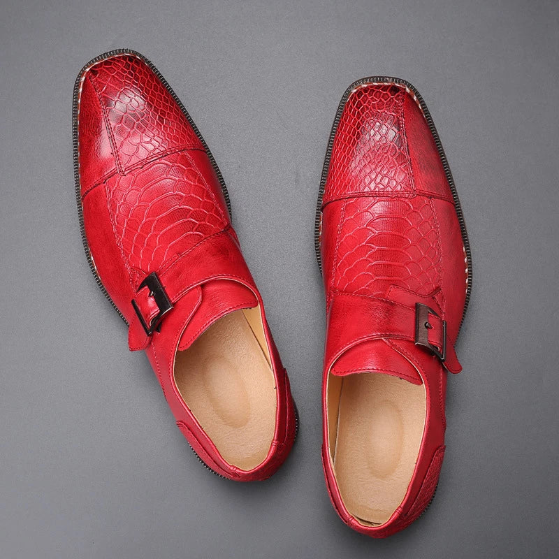 Men's Leather Formal Shoes Luxury Business Casual Brogue Shoes Winter Wedding Fashion Trend Shoes For Men Brown Oxfords yui8