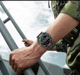 2025 New Uric Acid Blood Lipids Health Smartwatch Men Body Fat Blood Pressure Monitor AMOLED Screen NFC Man Smart Watch ECG+PPG