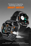 New LIGE Voice Assistant Calling Smartwatch 1.96 inch AMOLED Display Smart Watch 24H Health Monitoring Sports Smartwatch for Men