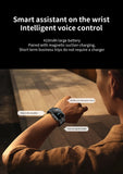 LIGE 2.01-inch HD Screen Men Smart Watch With Flashlight Outdoor Sports Men Watch IP68 Waterproof Health Monitor Call Smartwatch