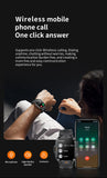 LIGE 2.01-inch HD Screen Men Smart Watch With Flashlight Outdoor Sports Men Watch IP68 Waterproof Health Monitor Call Smartwatch