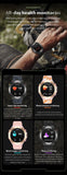GPS Smart Watch Men Women Call Outdoor Sports Fitness Tracking Waterproof Watch Compass Heartrate Health Monitor Smartwatches