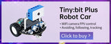 Micro:Bit V2 Smart Mini Robot Car Kit Coding for Kids Science Building Kit Learning Educational STEM Toy DIY Electronic Project