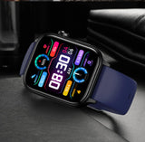 LIGE 2025 New AI Healthy Diagnosis Blood Lipid Uric Acid Blood Pressure Smart Watch Men ECG+PPG Bluetooth Call Health Smartwatch