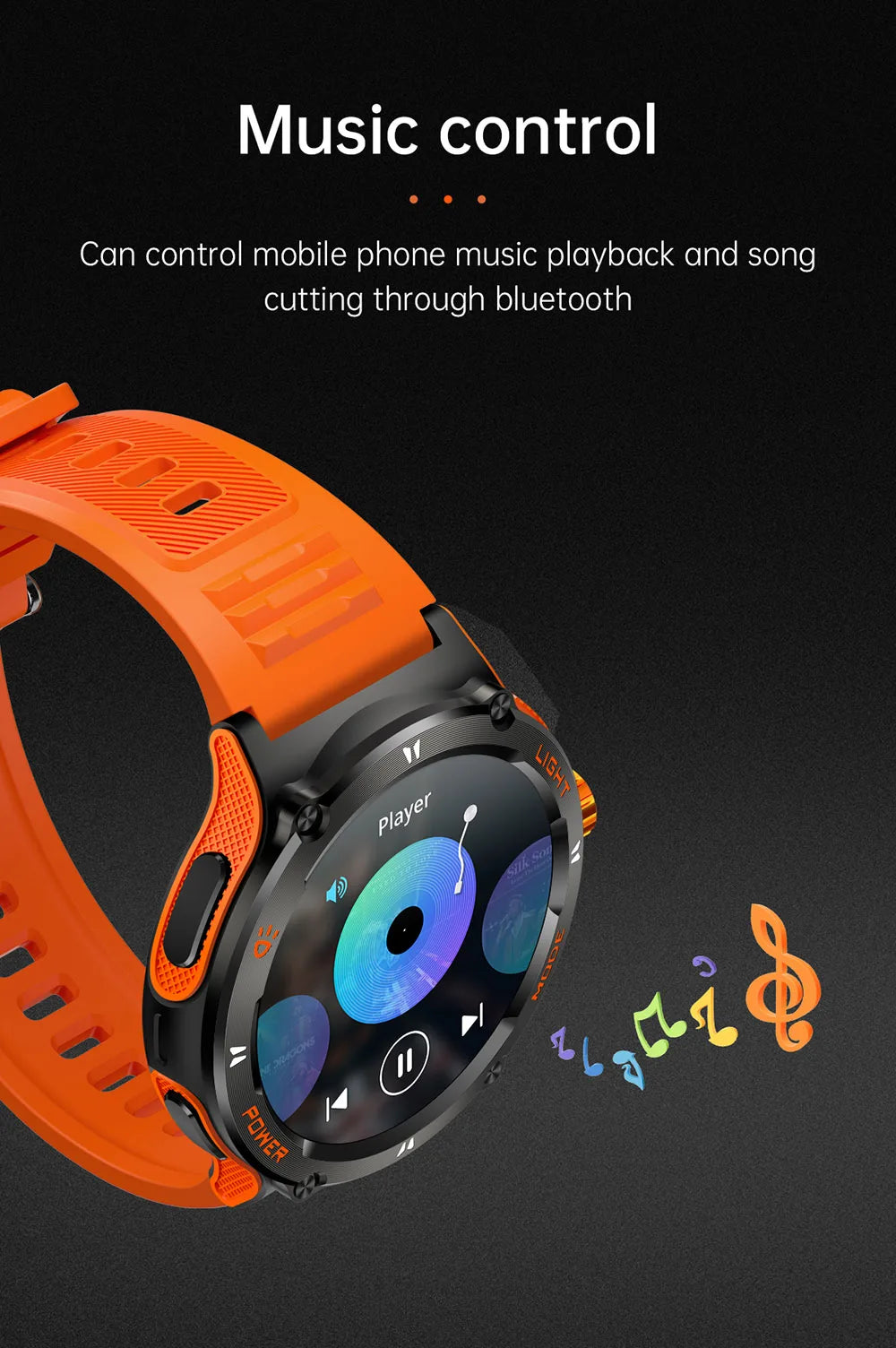 2024 Men's Smart Watch Compass  Sports 3ATM Waterproof Smartwatch Health Monitoring Bluetooth Call  500 Mah Smart Watche