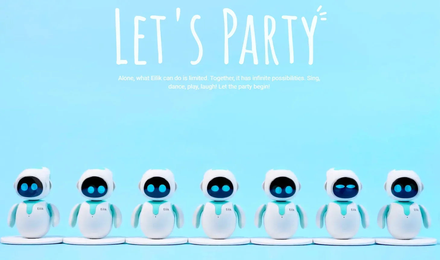 Original Eilik Blue/Pink Smart Robot Vocal Emotional Interaction Multiple Mode Electronic Automation Ai Robot Cute Child Gifts