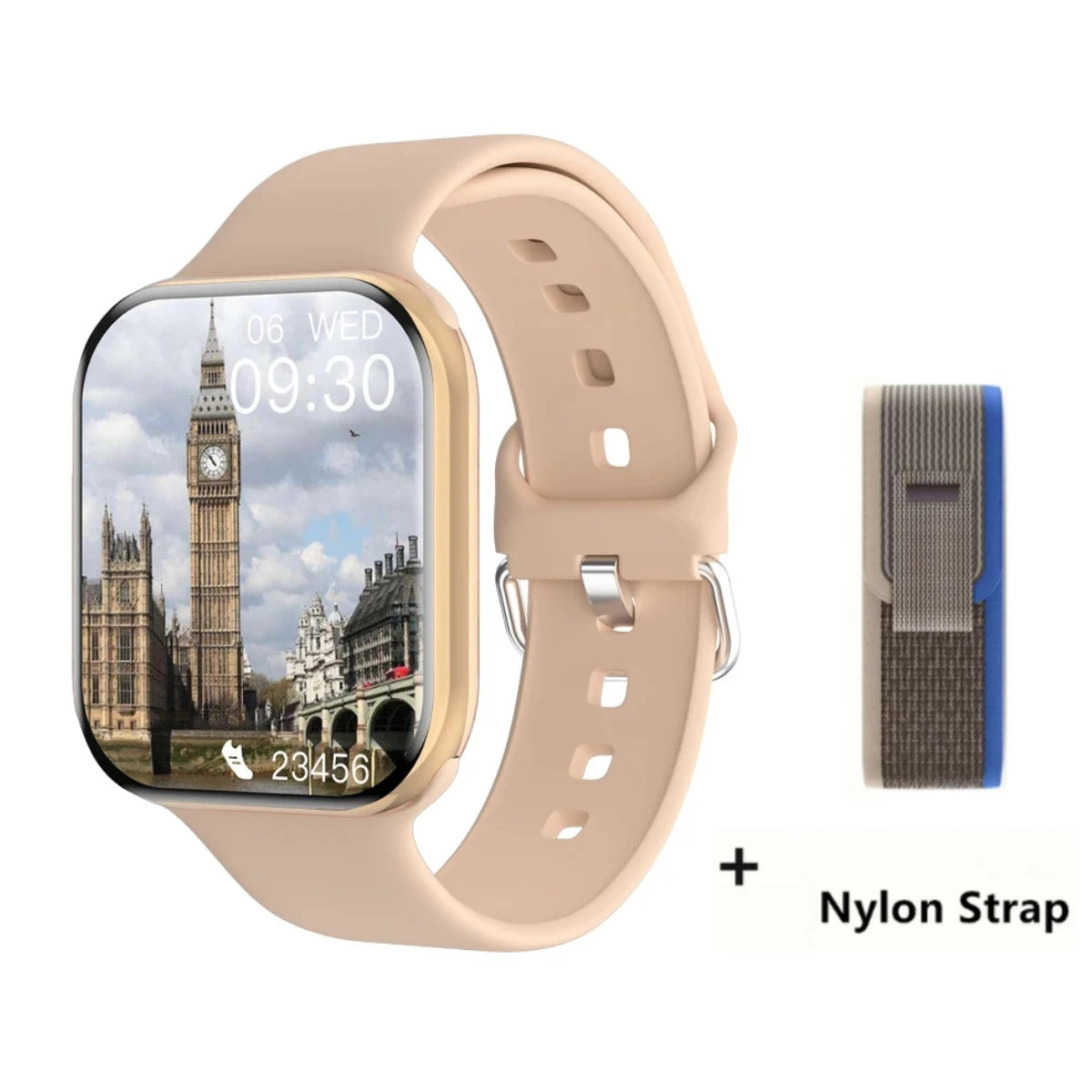 2025 GPS Smartwatch NFC Smart Watch Bluetooth Call Health Monitor Men Women Fitness Bracelet Series 10 for Android Apple Phone