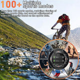 Military Grade AMOLED Smart Watch Men GPS Positioning 500 mAh Large Battery Health Monitoring 100+ Sports Mode Smartwatch 2025