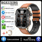 2025 For Xiaomi New Rugged Military GPS Smart Watch Men Bluetooth Call Health Monitoring AI Voice Sports Waterproof Smartwatches