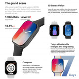 2025 GPS Smartwatch NFC Smart Watch Bluetooth Call Health Monitor Men Women Fitness Bracelet Series 10 for Android Apple Phone