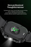 LIGE 2.01-inch HD Screen Men Smart Watch With Flashlight Outdoor Sports Men Watch IP68 Waterproof Health Monitor Call Smartwatch