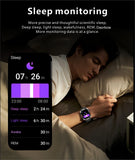 New LIGE Voice Assistant Calling Smartwatch 1.96 inch AMOLED Display Smart Watch 24H Health Monitoring Sports Smartwatch for Men