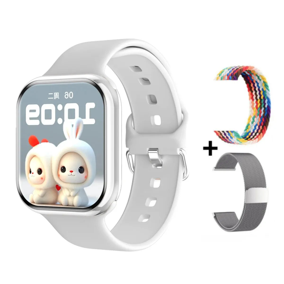 2025 GPS Smartwatch NFC Smart Watch Bluetooth Call Health Monitor Men Women Fitness Bracelet Series 10 for Android Apple Phone