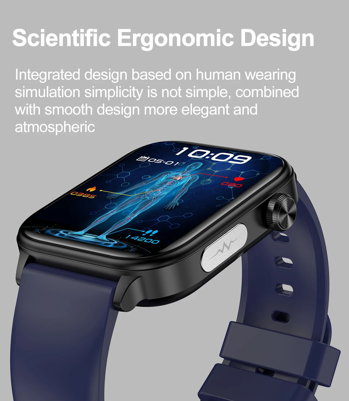 LIGE 2025 New AI Healthy Diagnosis Blood Lipid Uric Acid Blood Pressure Smart Watch Men ECG+PPG Bluetooth Call Health Smartwatch