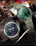 Military Grade AMOLED Smart Watch Men GPS Positioning 500 mAh Large Battery Health Monitoring 100+ Sports Mode Smartwatch 2025