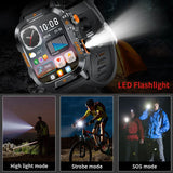 New LIGE Voice Assistant Calling Smartwatch 1.96 inch AMOLED Display Smart Watch 24H Health Monitoring Sports Smartwatch for Men