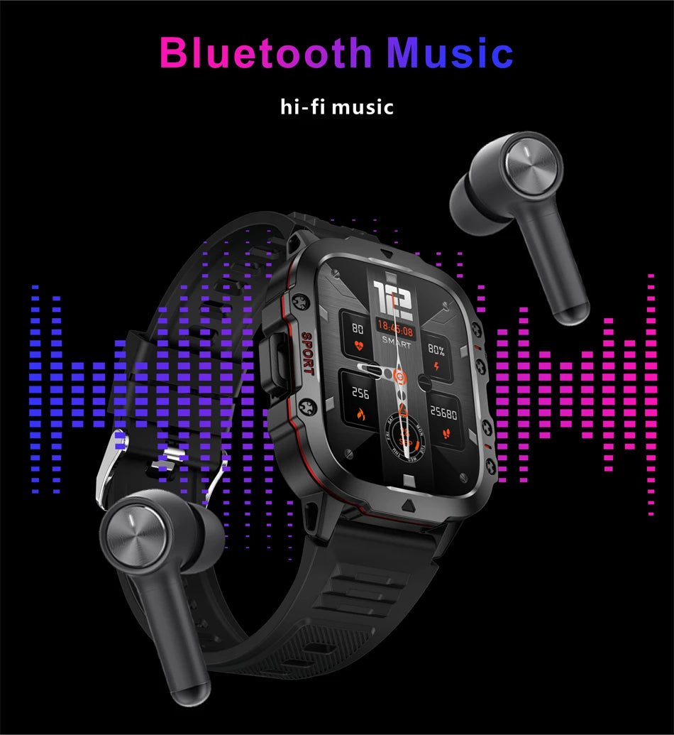 2025 For Xiaomi New Rugged Military GPS Smart Watch Men Bluetooth Call Health Monitoring AI Voice Sports Waterproof Smartwatches