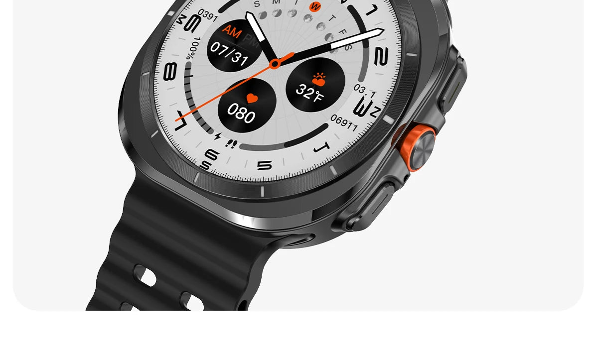 2025New Galaxy Watch 7 Ultra Smart Watch Men 32GB Memory GPS NFC 1.5"AMOLED Screen Fitness Tracker Health Smartwatch For Samsung