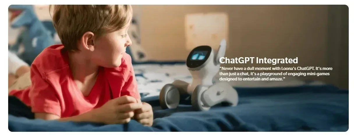 Loona Automatic Follow Dog Smart AI Facial Recognition Robot Intelligent Robot Intellig Entemotional Support Children Gifts