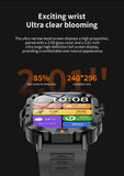 LIGE 2.01-inch HD Screen Men Smart Watch With Flashlight Outdoor Sports Men Watch IP68 Waterproof Health Monitor Call Smartwatch