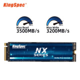 KingSpec M2 NVME SSD 128GB 256GB 512GB 1TB 2TB Ssd Speed 3400MB/s M.2 PCIe 3.0 Disk Solid State Drives NVME for Notebook Desktop