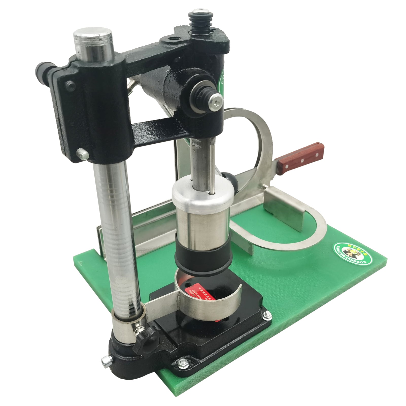 Manual Coconut Opener Machine, Commercial Desktop Stainless Steel