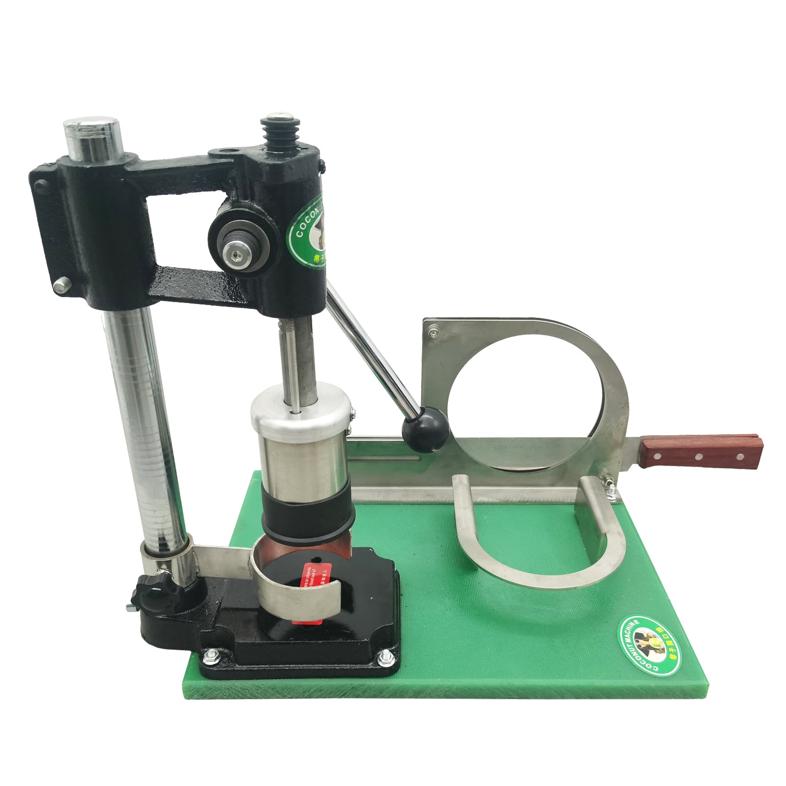 Manual Coconut Opener Machine, Commercial Desktop Stainless Steel
