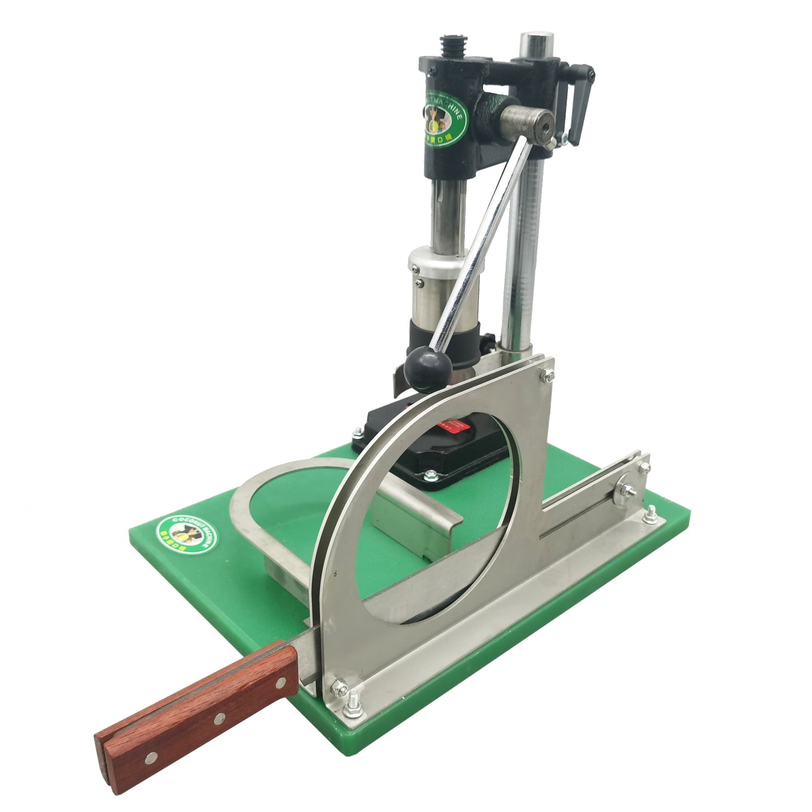 Manual Coconut Opener Machine, Commercial Desktop Stainless Steel