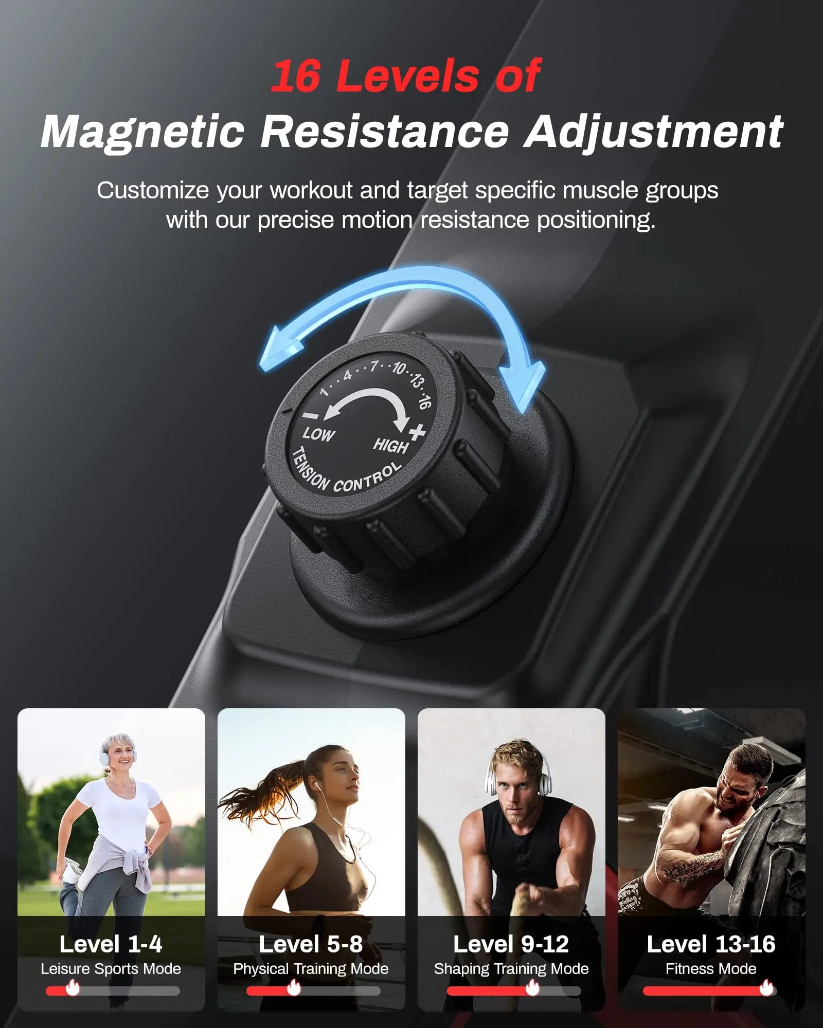 UTRYUP Magnetic Rowing Machines R05 Water Rower