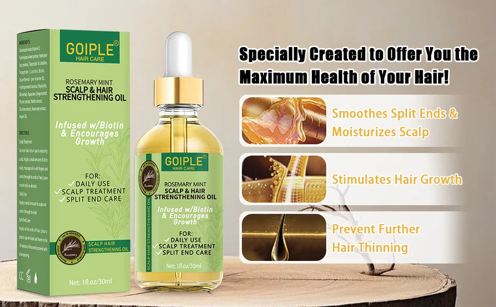 Goiple Braid Care Mousse and Hair Rosemary Oil