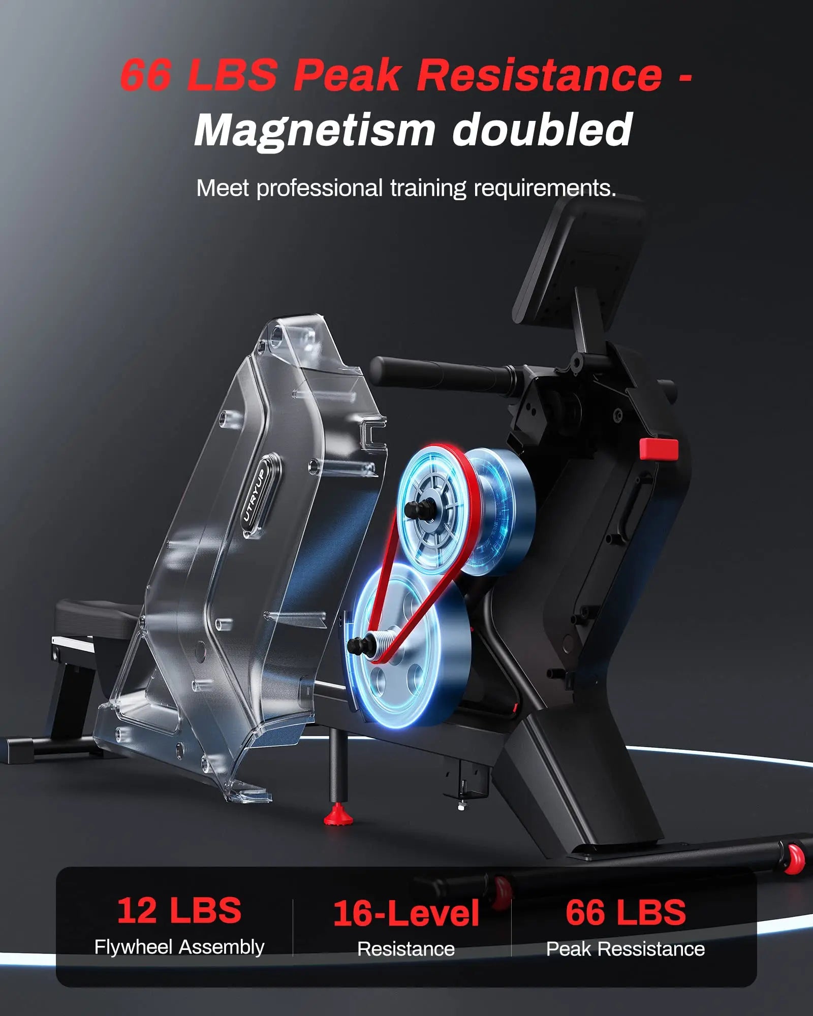 UTRYUP Magnetic Rowing Machines R05 Water Rower