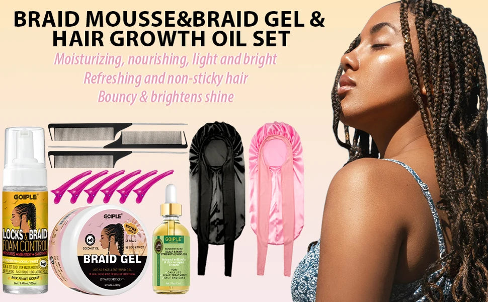Goiple Braid Care Mousse and Hair Rosemary Oil