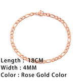 SUNIBI Classic Snake Chain Bracelets for Women Trend Gold Plated