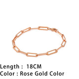 SUNIBI Classic Snake Chain Bracelets for Women Trend Gold Plated