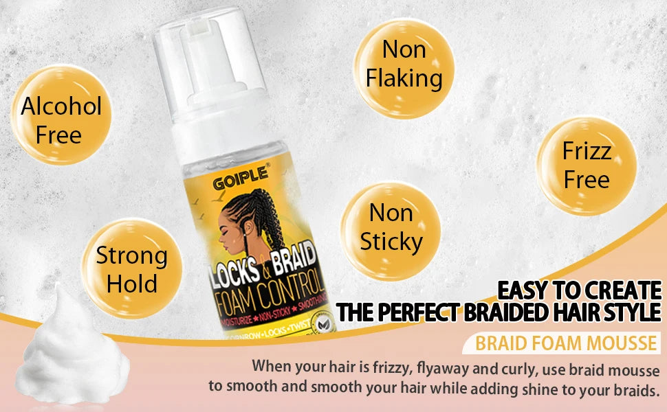 Goiple Braid Care Mousse and Hair Rosemary Oil