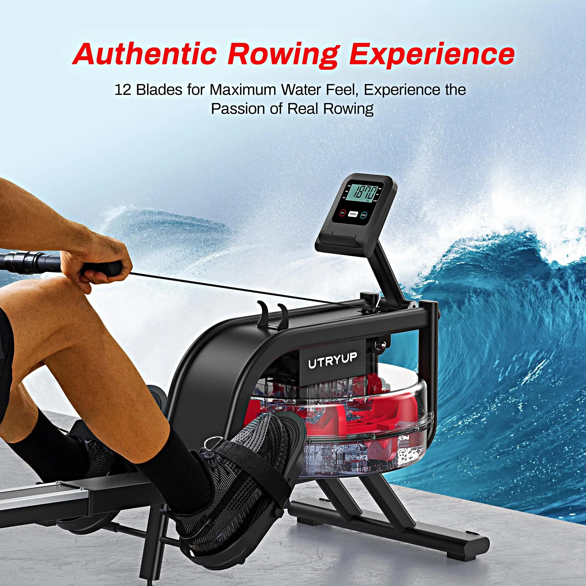 UTRYUP Magnetic Rowing Machines R05 Water Rower