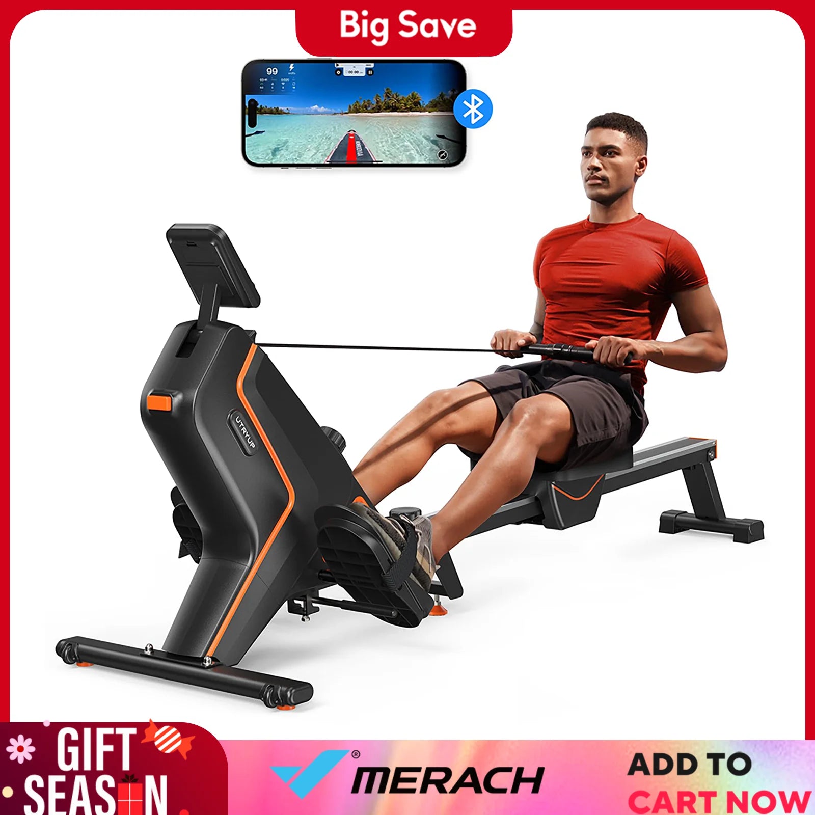 UTRYUP Magnetic Rowing Machines R05 Water Rower