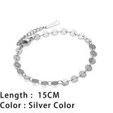 SUNIBI Classic Snake Chain Bracelets for Women Trend Gold Plated