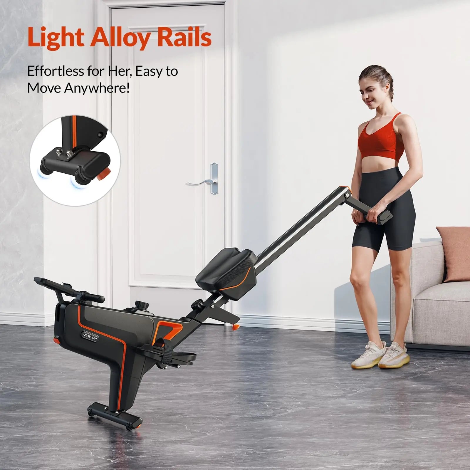UTRYUP Magnetic Rowing Machines R05 Water Rower