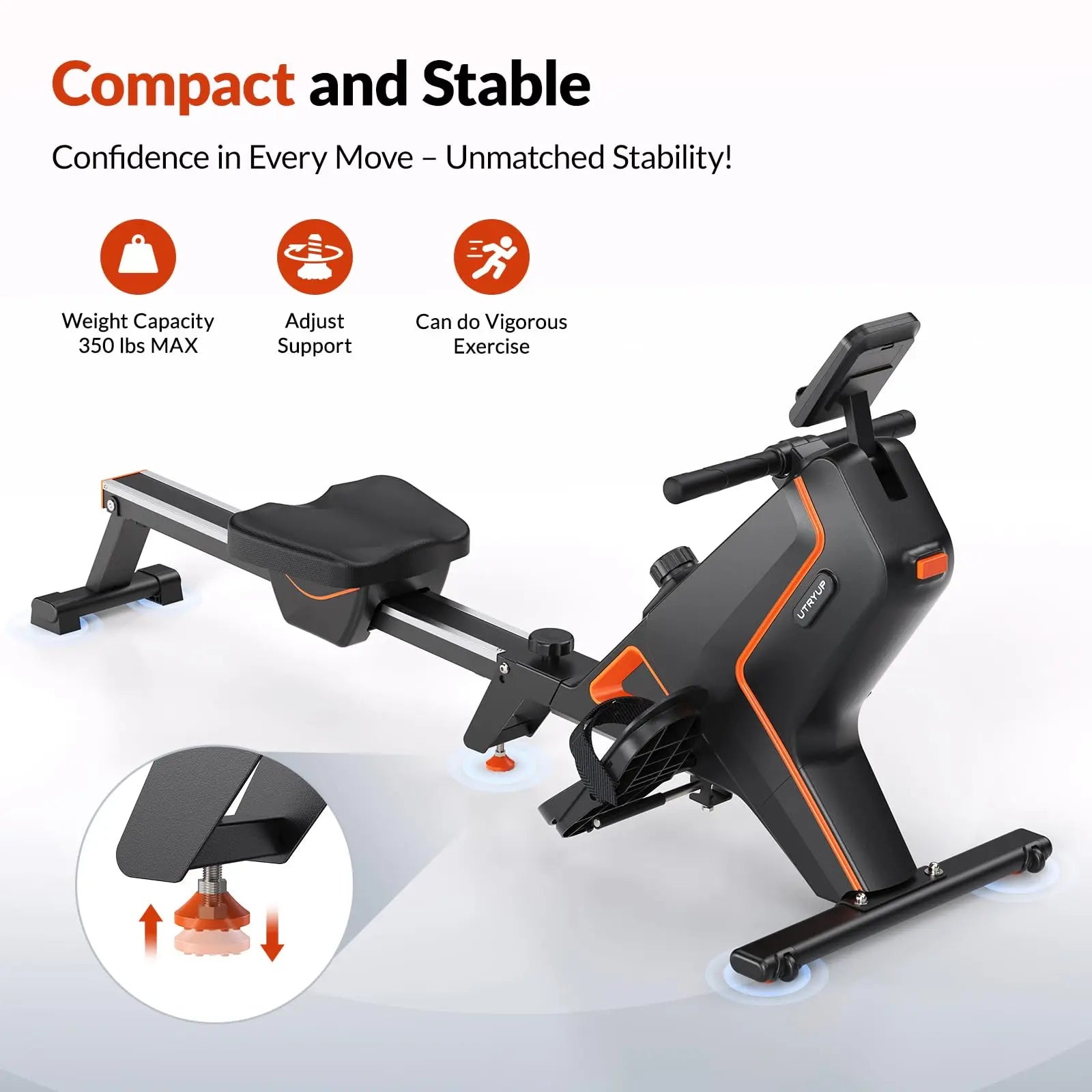 UTRYUP Magnetic Rowing Machines R05 Water Rower