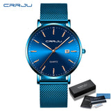 CRRJU Luxury Fashion Woman Bracelet Watch Women Casual Waterproof