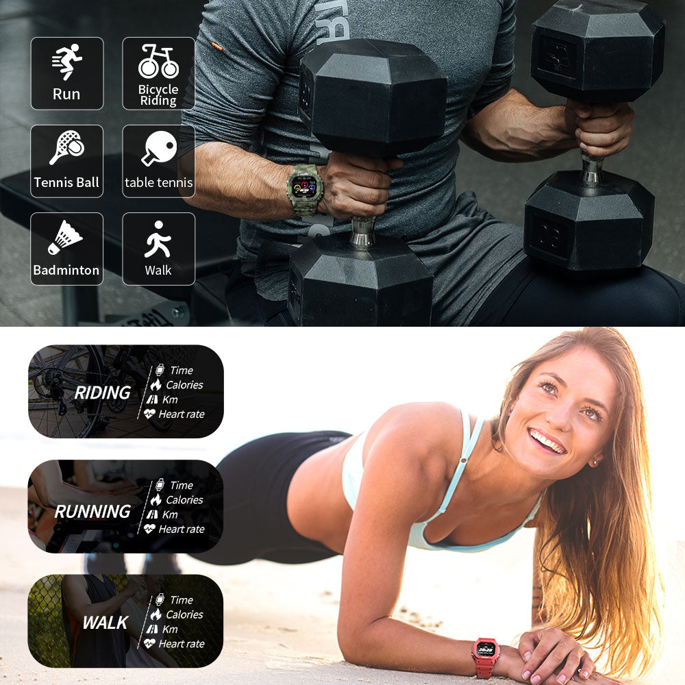 LOKMAT Ocean Smart Watch Men Fitness Tracker Blood