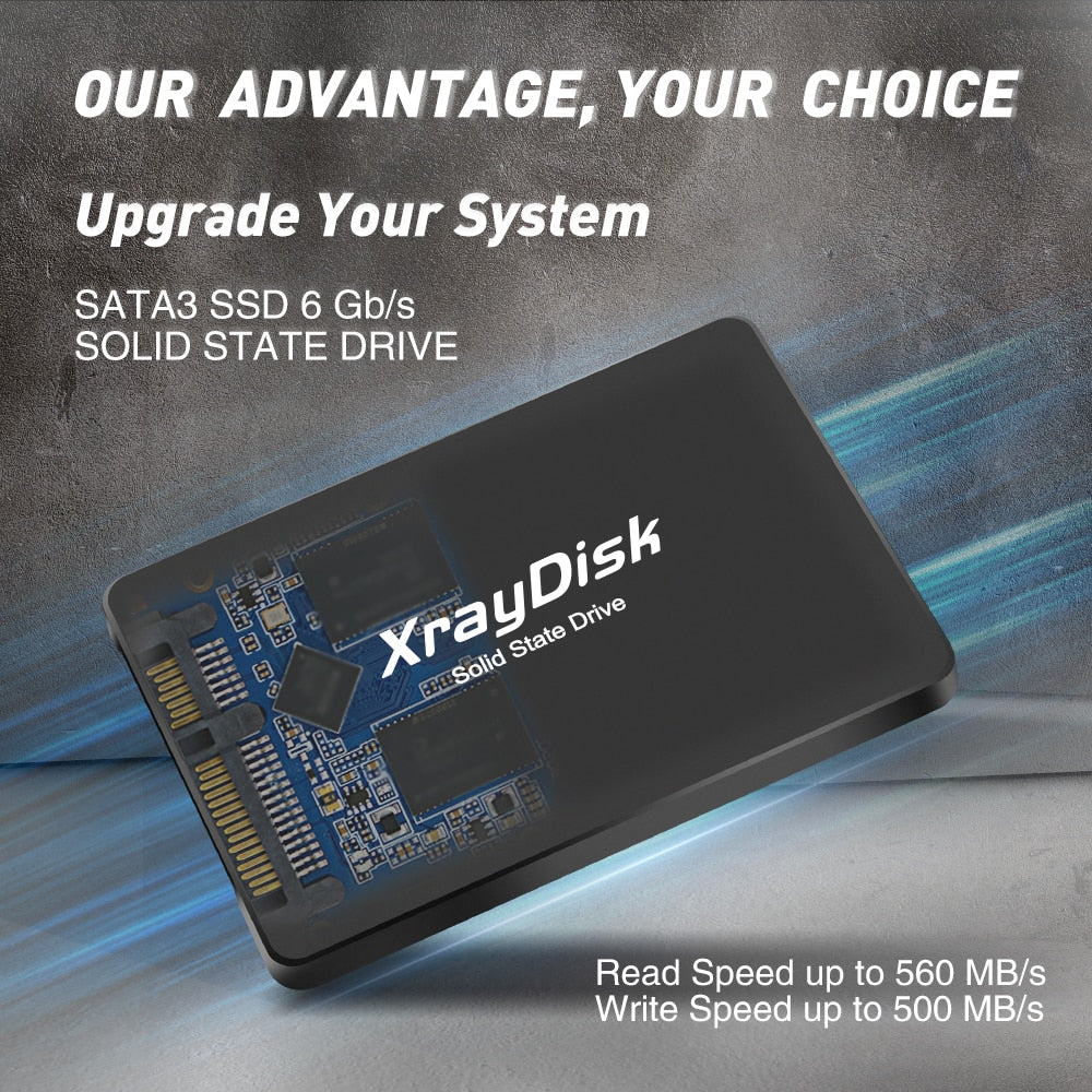 Xraydisk Sata3 Ssd 60GB 128GB 240GB 120GB 256GB 480GB 512gb 1TB Hdd 2.5 Hard Disk Disc  2.5 