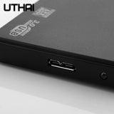 UTHAI T22 2.5" SATA to USB3.0 HDD Enclosure Mobile Hard Drive Cases for SSD External Storage HDD Box With USB3.0/2.0 Cable ABS