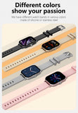 1.83'' Sports Smart Watch Fitness Clock Health Monitor Waterproof Smartwatch Wireless Call Watches for Men Women IOS Xiaomi 2024