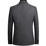 Mens Woolen Formal Wedding Tudexo Suit Jacket Men Business Casual Slim fit